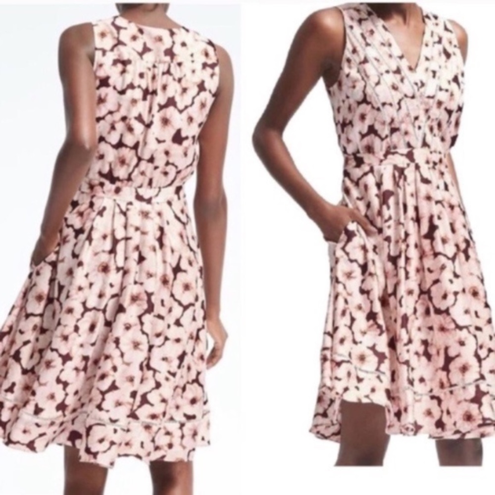 Banana Republic Floral Sleeveless Dress